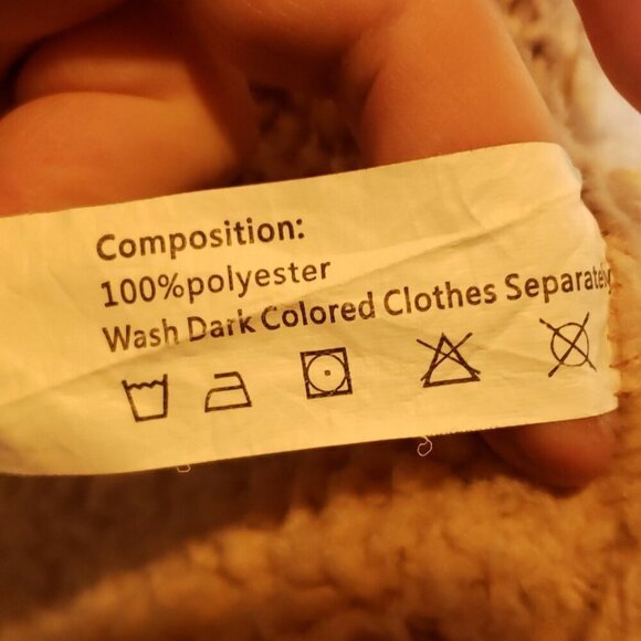 Zaful Womens Teddy Bear Open Front Jacket Large - Picture 7 of 7